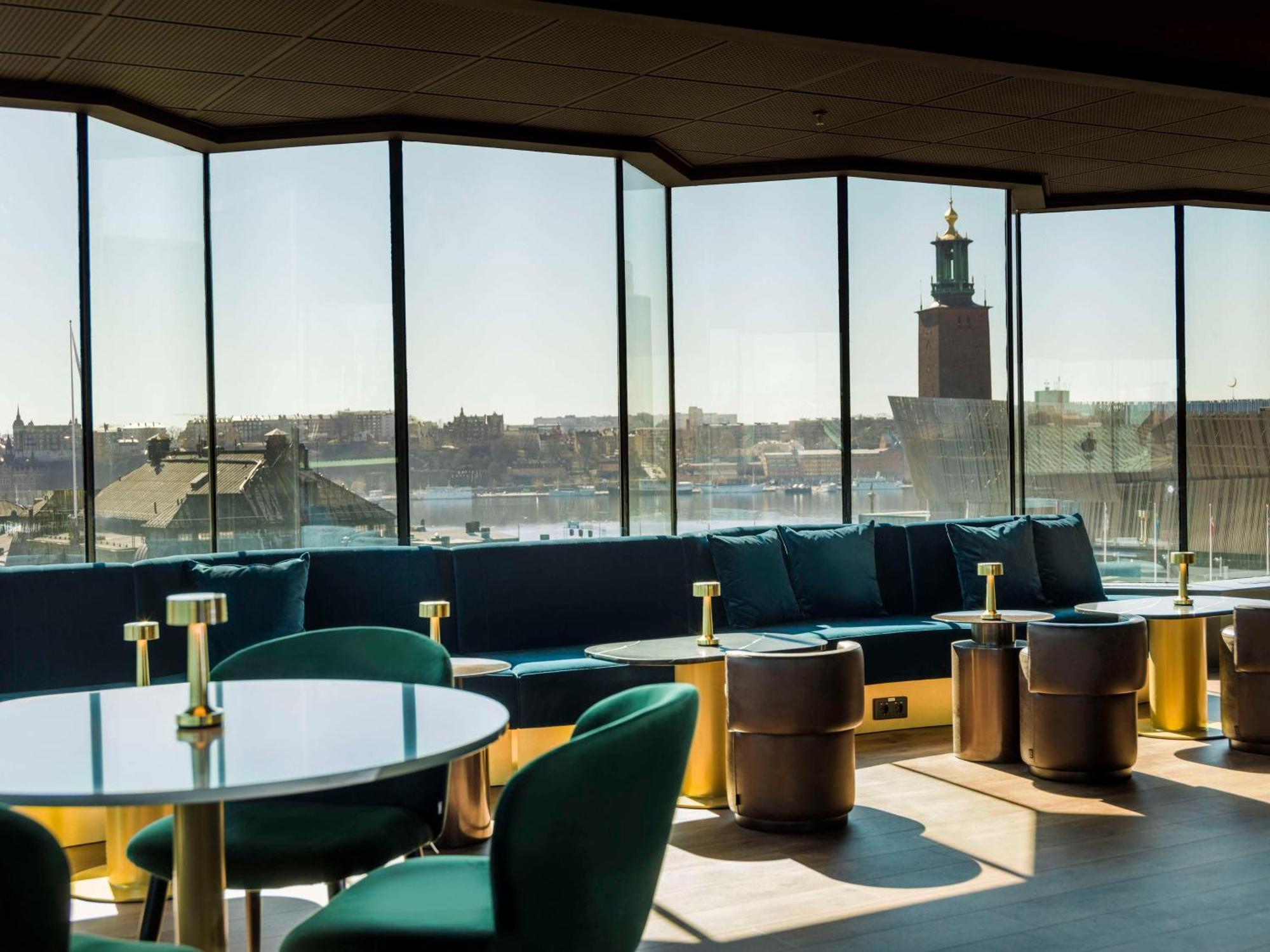 Radisson Blu Royal Viking Hotel, Stoccolma Esterno foto The view of Stockholm from the Sky Lounge